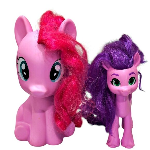 Just Play Hasbro My Little Pony Lot Pinkie Pie 9 Inch and Princess Petals 6 Inch - Picture 2 of 11